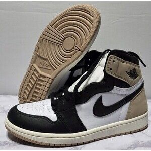 New Nike Air Jordan 1 Retro High OG Latte Brown White FD2596-021 Women's Size 10